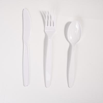 China Hard Disposable Fork Tableware Party Disposable Tableware Set for sale