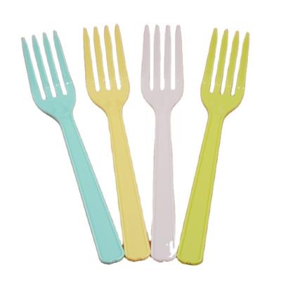 China Factory Supply Degradable Disposable Plastic Tableware Fork Set For Restaurant for sale