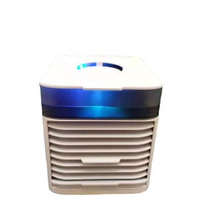 China 2021 Contract New Amazon Purple Usb Germicidal Led Mini Air Cooler For Home Portable Air Conditioner for sale