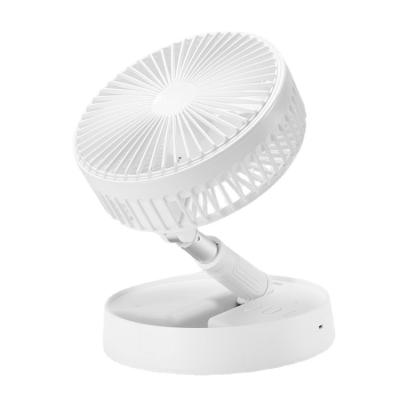 China Portable Folding and Stretching 2021 New Portable USB Lithium Battery Floor-folding Rechargeable Home Electric Fan for sale