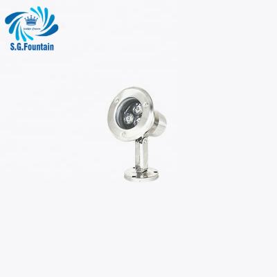 China Modern Stainless Steel IP68 RGB Waterproof Fountain Led Light 3W 6W 9W 12W 24W 36W for sale