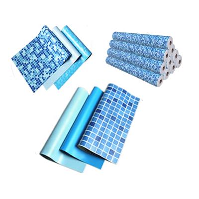 China Waterproof Customized Mosaic PVC Vinyl Pool Liner Swimming Pool Liner Suppliers For Above Ground Swimming Pools for sale