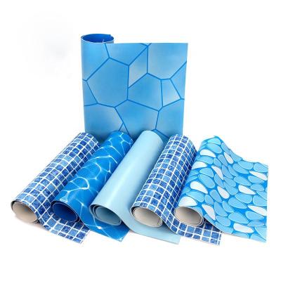 China PVC Vinyl Swimming Pool Swimming Pools Liner Mosaic Custom Logo Suppliers Outdoor For Above Ground Swimming Pools for sale