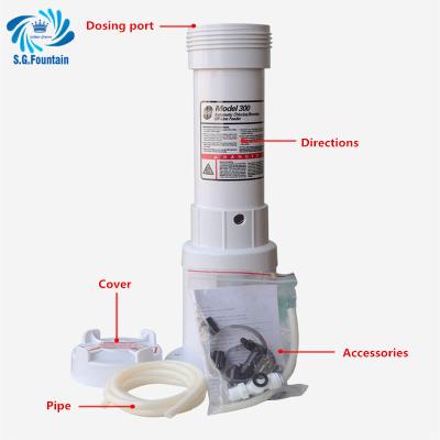 China Eco-friendly Pool Chlorine Dispenser Driver Chlorine Tablet Dispenser Salt Chlorine Generator Medication Dispenser C300 for sale