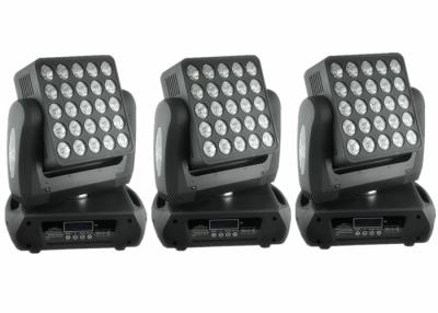 China Top 1 Flat 25 x 12w High Lumen American CREE, RGBW Color Mixing  LED Moving Head Light / Square DJ Moving Head Lights for sale