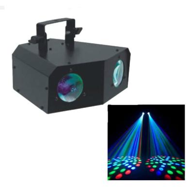 China 2 Eye DJ Stage Lights 3 Channel DMX-512 Led Effect Light / Chrismas Decoration Lights for sale