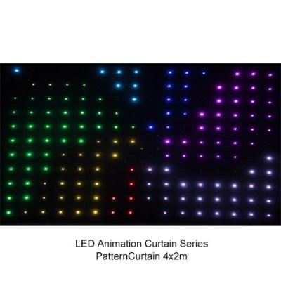 Cina Colore pieno P9 a P20 video tenda di 3m x di 4 LED, schermo principale molle flessibile 200w della fase in vendita