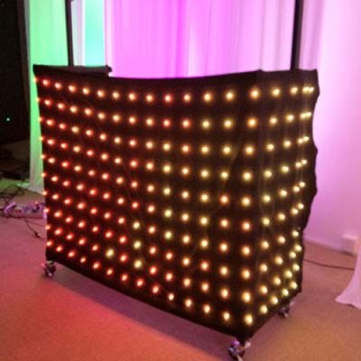 Cina tenda variopinta di 2m x di 1 Rgb 3in1 LED video, tenda professionale della luce della decorazione LED in vendita