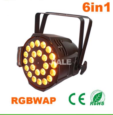 Cina le luci/della fase del DJ di parità principali 6in1 parità dell'interno leggera par principale Dmx possono 24pcs 15w Rgbwa uv in vendita