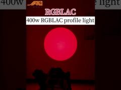 400W RGBLAC 6in1 ellipsoidal reflector spot light