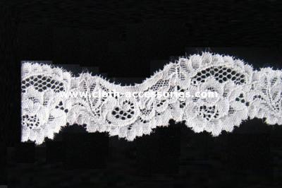 China Jumpsuit Trim Embellished Nylon Lace Fabric For Dressmaking SGS / INTERTEK for sale