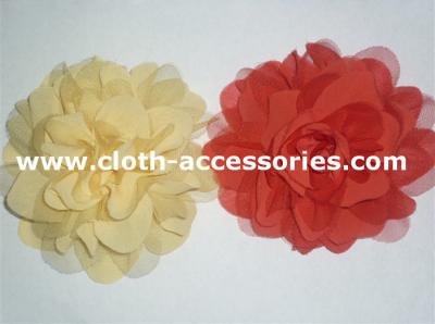 China Mesh Single Yellow Flower Corsage / 10