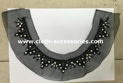 China ajuste moldeado del cuello del invierno del 18CM con las cuentas de cristal, cuentas de cristal, diamante de Arylic en venta