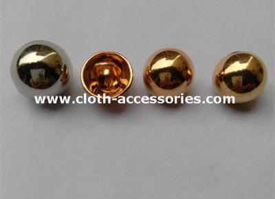 China Decorative Metal Shank Button / Waterproof Round Blouse Sew Button for sale