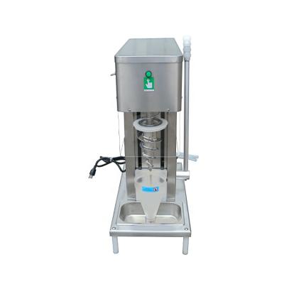 China Running Snack Factory 750w Swirl Fruits Ice Cream Mixer Stir Frozen Yogurt Ice Cream Mixer Swirl Real Fruit Ice Cream Mixer for sale