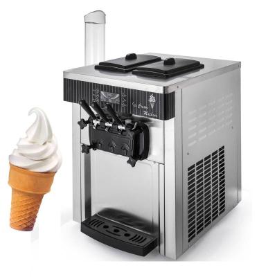 China Snack factory maker sells multifunctional small soft ice cream automatic ice cream making machine for sale