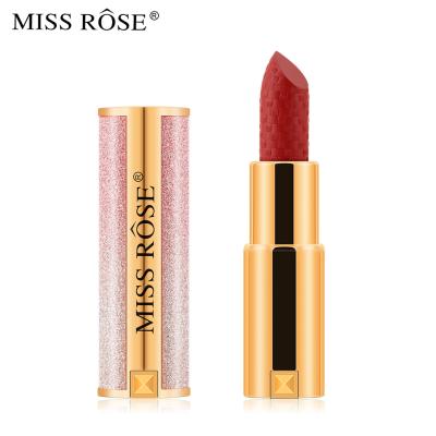 China Wholesale Miss Rose Waterproof Cosmetics Permanent Red Nude Lipstick Matte Lip Stick Lipstic Makeup Mackup for sale