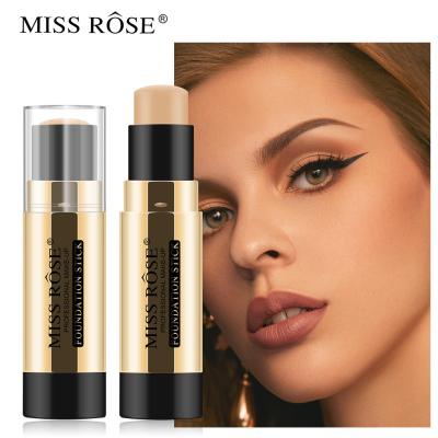 China Fashionable Rose Tube Foundation Concealer Natural oil control concealer stick to create three-dimensional makeup for sale