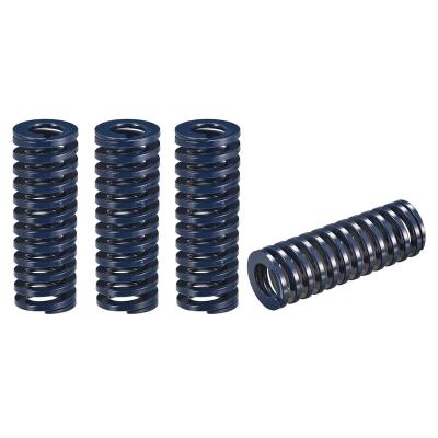 China Other Die Spring, 4pcs Spiral Stamping Light Load Compression 27mm OD 75mm Long, Blue for sale