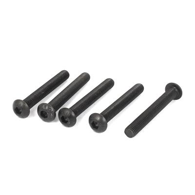 China M8 X 60mm 1.25mm Pitch Alloy Steel Hex Bolt Socket Head Cap Screws 5pcs Black 1004589 for sale