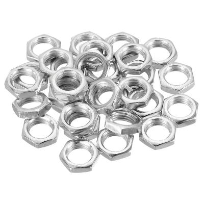 China Heavy Industry M10 X 1.0 Steel Hex Nuts, 30 Pack Metric Thread Hardware Galvanized Finish Nuts Screw Bolt Fasteners 4mm Size for sale