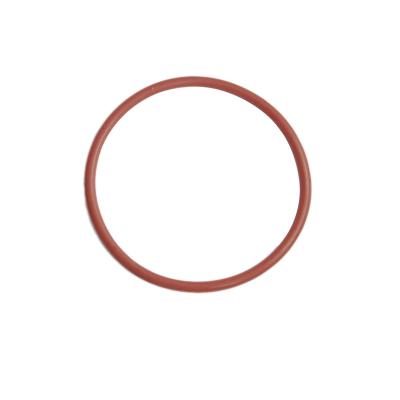 China Silicone 10pcs 48mm Outside Diameter 2.5mm Thickness Dark Red Silicone O Ring Oil Seals for sale