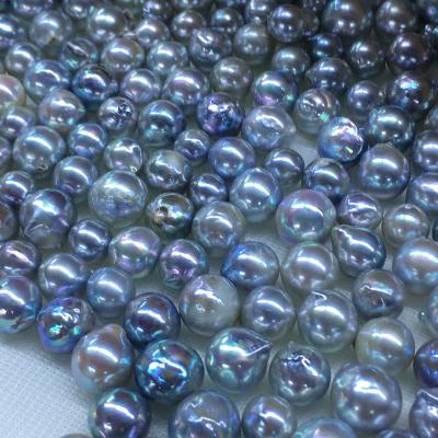 China Pearl 10mm Natural China Wholesale Natural 8mm Akoya Seawater White Round Seawater Saltwater Pearl for sale