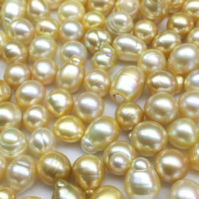 China Baroque Pearl Necklace 11-12mm Seawater Nanyang Pearl Necklace Natural Pearl Necklace Gold Saltwater Pearl Necklace for sale