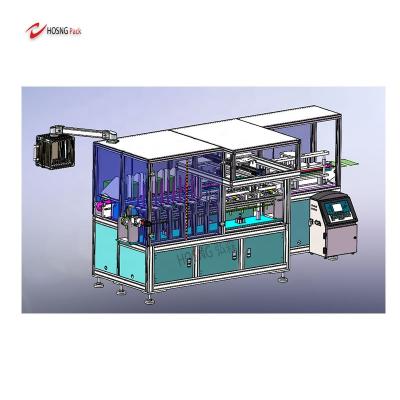 China Automatic Disposable Surgical Food Fish Mask Flow Medical Packaging Machine 3 Ply Face Mask Sealing Machine For Korea KF94 Mask for sale