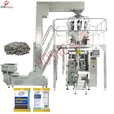 China Food With Fill And Seal Fully Automatic Multi-heads Weighing Melon Seed Packing Machine For Vegetable Seed for sale