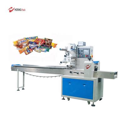 China Food Packing Equipment HS-250 Pillow Packing Machine Flow Packing Machine for sale