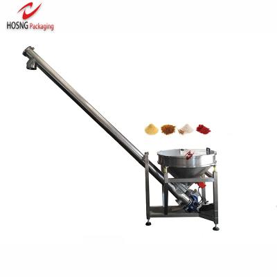 China New Heat Resistant Automatic Conveyor System Feeder Rotary Screw Feeder Screw Powder Conveyor With Hopper For Factory for sale