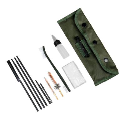 China Metal+plastic+nylon Tactical Cleaning Kit With Olive Green Pouch For Hunting for sale