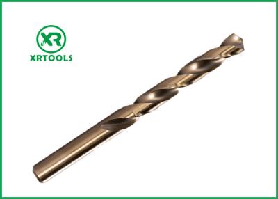 China Amber Finished Cobalt Drill Bit, paralleler Schaft-Höhenflossenstations-Handbohrer-Bohrer zu verkaufen