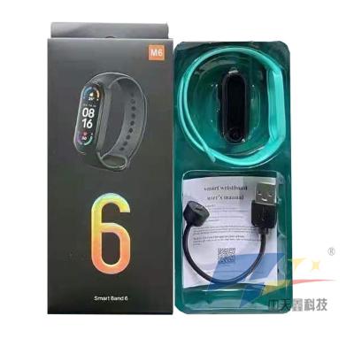 China New Arrival M6 Smartwatch Band Wristband Fitness Health Tracker Bracelet Heart Rate Monitor Touch Screen Smartwatch 2021 M4 Waterproof M5 M6 for sale