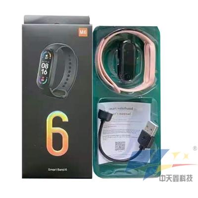 China 2021 Smartband M6 Waterproof Touch Screen Wristband Fitness Tracker Sport With BT Call Watch Smart Phone Online Smart Band M6 for sale