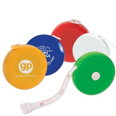 China Promotional measure 0.75cm x 150cm of Mini Retractable Sewing Round Tape for sale