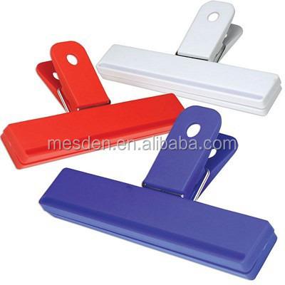 China Paper clip plastic bag clip for sale