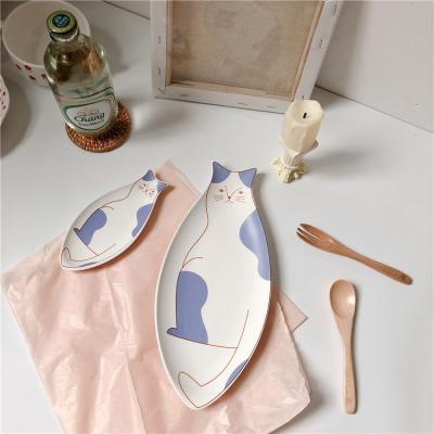 China Lelyi cat dish viable cute home decoration viable home dish Gourmet Dining Tableware for sale