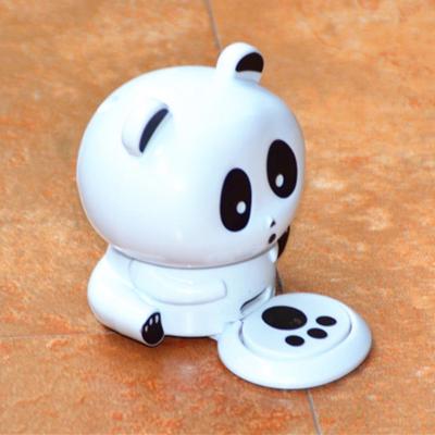 China Lelyi Plastic Cute Panda Design Nail Dryer, Mini Portable Battery Operated Electric Nail Dryer for sale