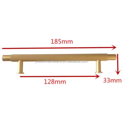 China Traditional Brass Knurled Cabinet T Bar Kitchen Furniture Handle Aluminum Knurled Handle Knurled Kitchen Furniture Handle For Kitchen Furniture for sale