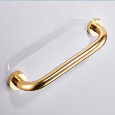 China Youxin Modern High Level Luxury Stainless Steel Bathroom Railing Grab Bar Pull Handle With Brush Bronze Color for sale