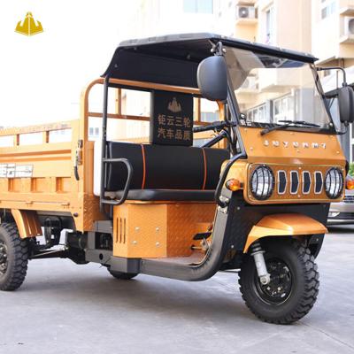 China Popular Cargo in Morocco Cool Water Cabin Motorized 3wheel Cargo Tricycle for sale