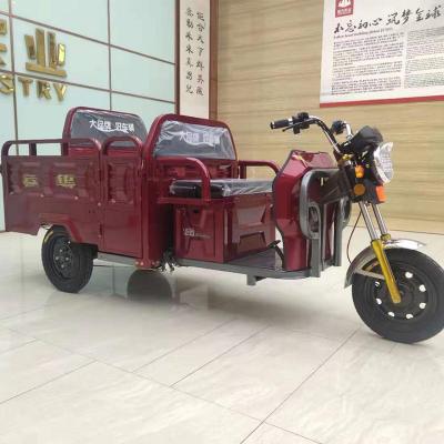 China 1100w 60v Electric Cargo Bike Trike 3 Wheel Electric Tricycles Tricycle for Cargo and Passenger for sale