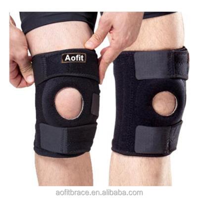 China Breathable Adjustable Neoprene Knee Support Brace With Workout Patella Stabilizer Knee Cap Open Core Support for sale