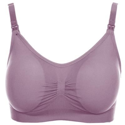 China Pregnant Women Nursing Antibacterial Underwear Seamless Bra for sale