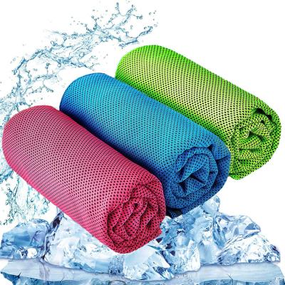 China Customized Microfiber Fitness Soft Breathable Gym Sports Cool QUICK DRY Cool Cooling Towel for sale