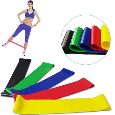 China 2019 High Elastic Customized Light Weight Exercise Fitness Mini Loop Bands for sale