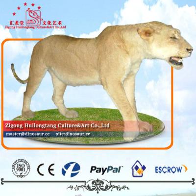 China Lion life size animal from Jurassic Park for sale