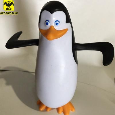 China Amusement Park HLT Fiberglass Statue The Madagascar Penguins In Amusement Park Or Outdoor Or Water Park for sale